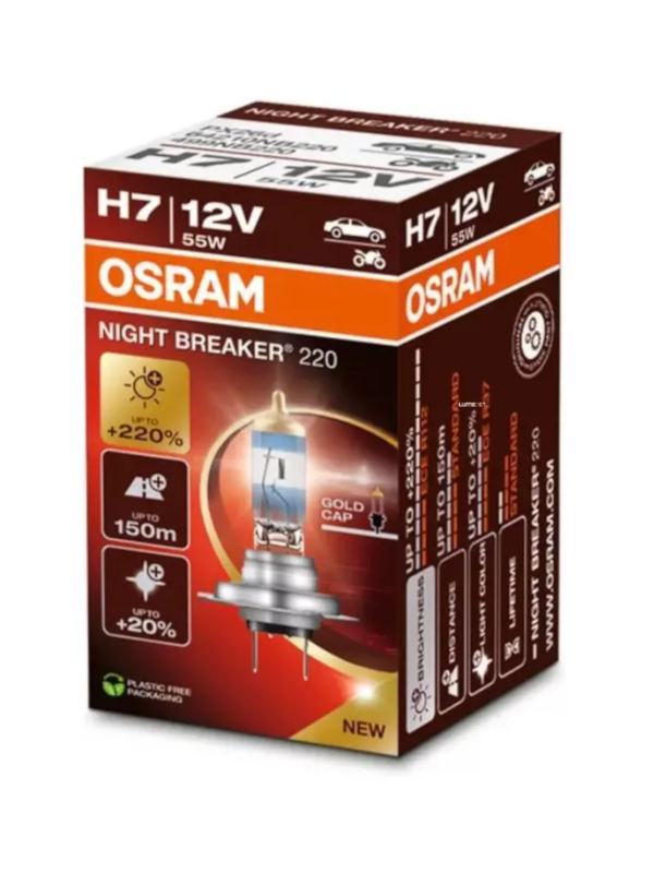 Osram Night Breaker 220 H7 64210NB220 enkele lamp