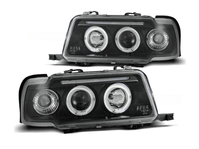 Angel Eyes koplampen Black geschikt voor Audi 80 B4