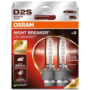 Osram Night Breaker 220 Xenarc D2S 66240XN2 set