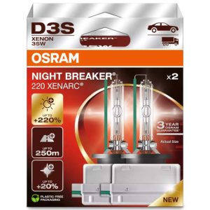 Osram Night Breaker 220 Xenarc D3S 66340XN2 set