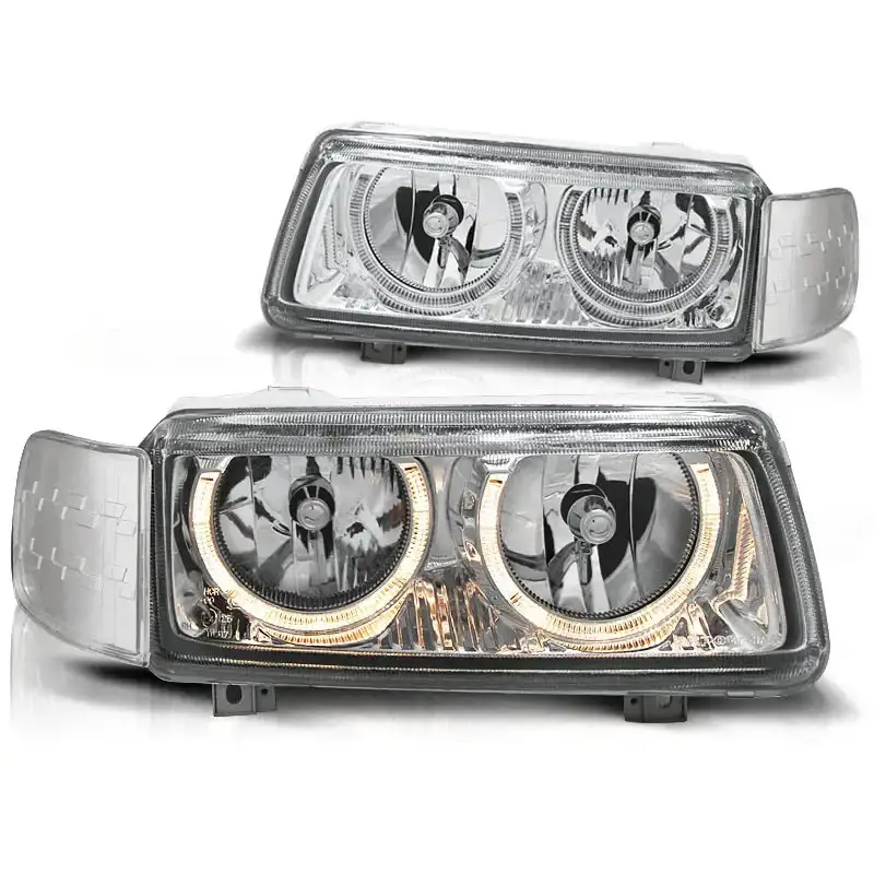 Angel Eyes koplampen Chrome geschikt voor VW Passat B4 - Afbeelding 2