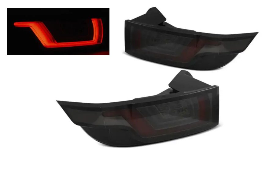 LED achterlichten RedSmoke Black dynamisch geschikt voor Range Rover Evoque