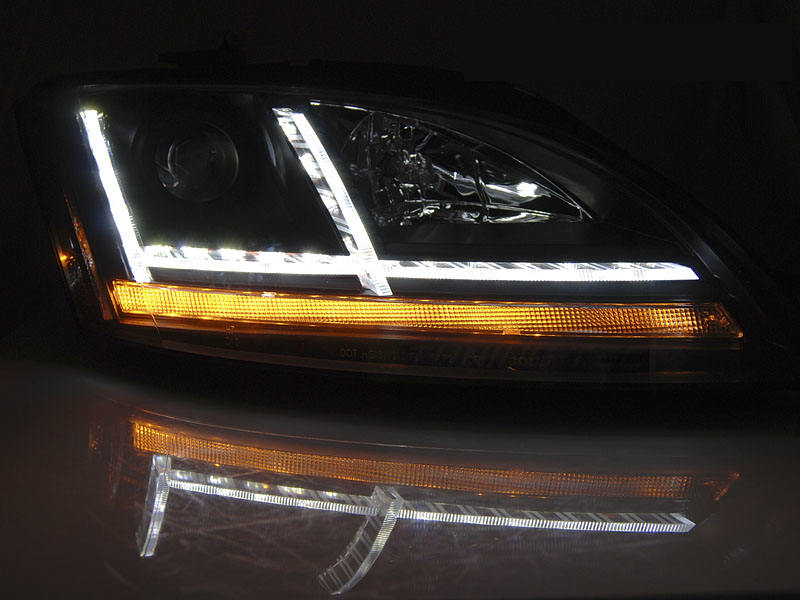 Xenon koplampen LED DRL Black dynamisch geschikt voor Audi TT - Afbeelding 2