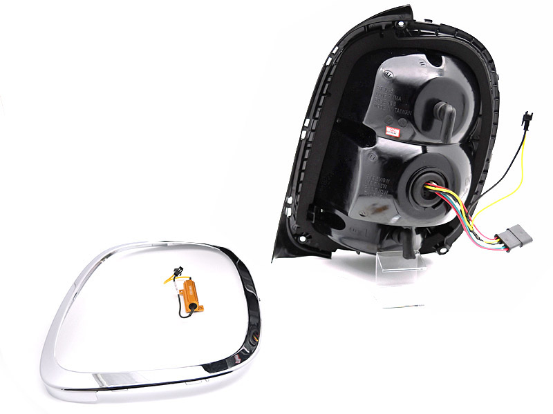 LED achterlichten dynamisch knipperlicht Red White geschikt voor Mini - Afbeelding 4