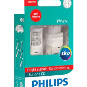 Philips Ultinon LED W21/5w Red set 11066ULRX2