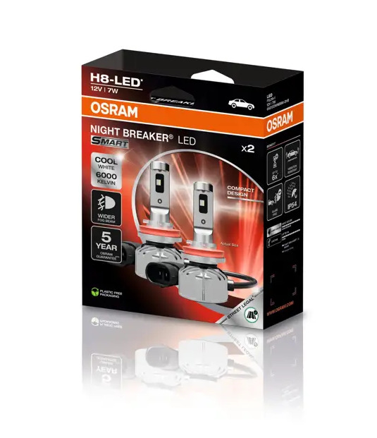 Osram Night Breaker LED Smart H8 64212DWNBSM-2HB set