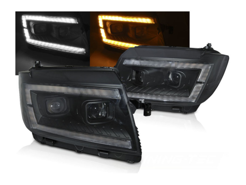 LEDTube koplampen Black dynamisch knipperlicht VW Crafter 2