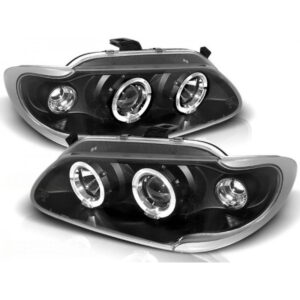 Angel Eyes koplampen Black geschikt voor Renault Megane Scenic