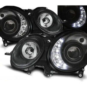 LED DRL Daylight Black koplampen Mercedes W211 E-klasse